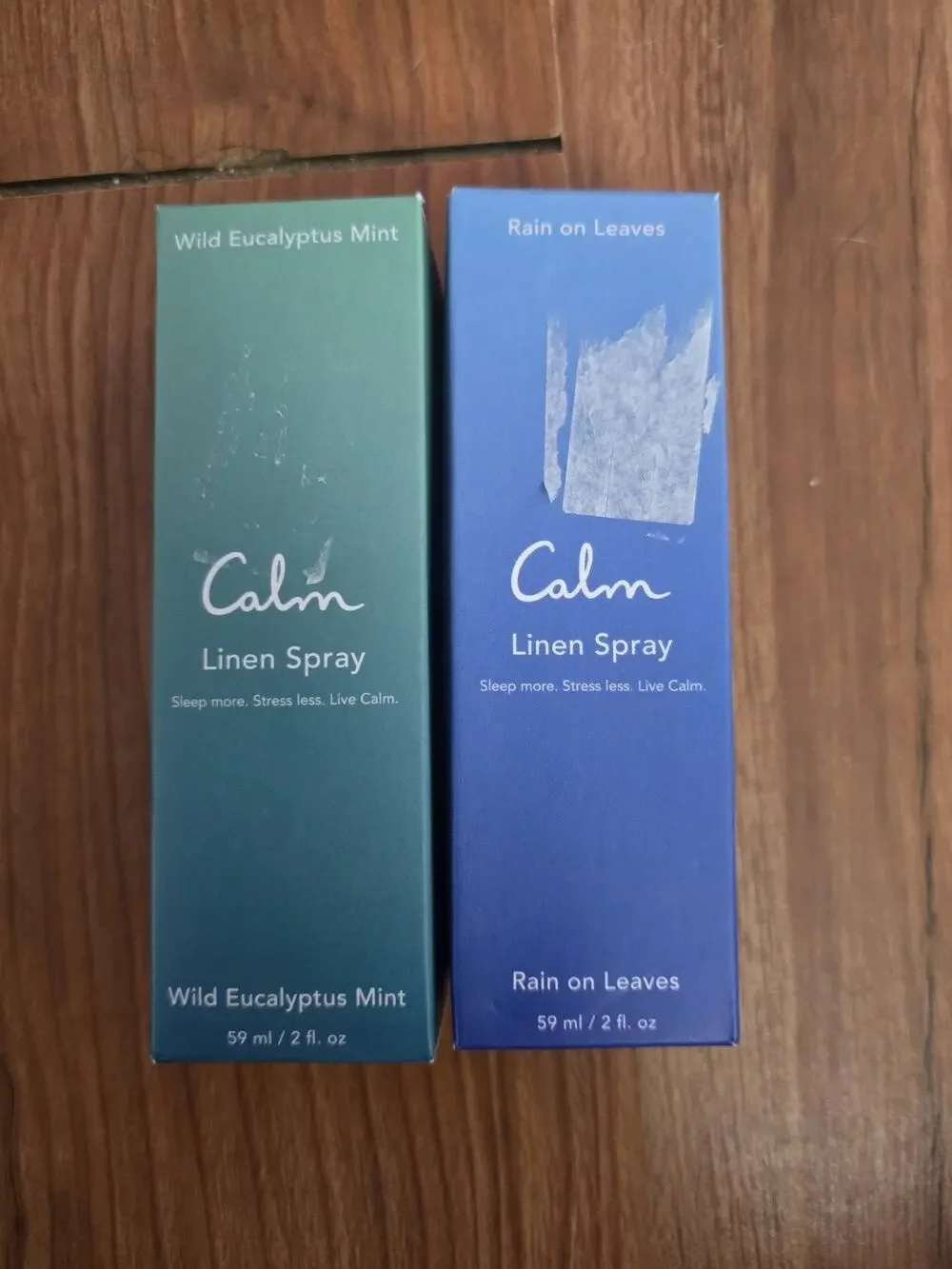 CALM MIST AROMATHERAPY LINEN Spray Wild Eucalyptus Mint Rain On Leaves